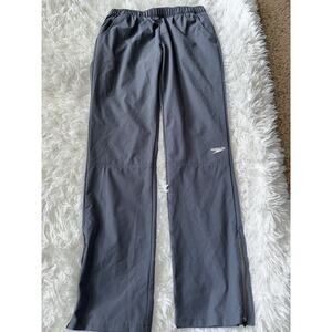 Speedo Men’s Sz. S Gray Zipper Ankle Track Pants. Exc. Condition